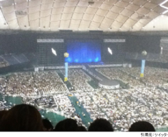 東京ドーム2階席見え方ステージ正面近く画像