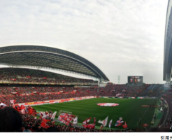 埼玉スタジアムスタンド1階後方眺めサッカー