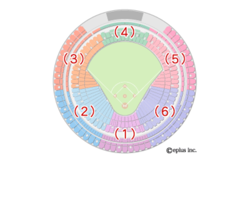 バンテリンホーム座席表野球